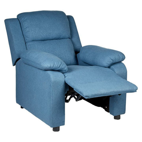 Premium Erika Navy Blue Adult Recliner Sofa Chair Lounge Armchair