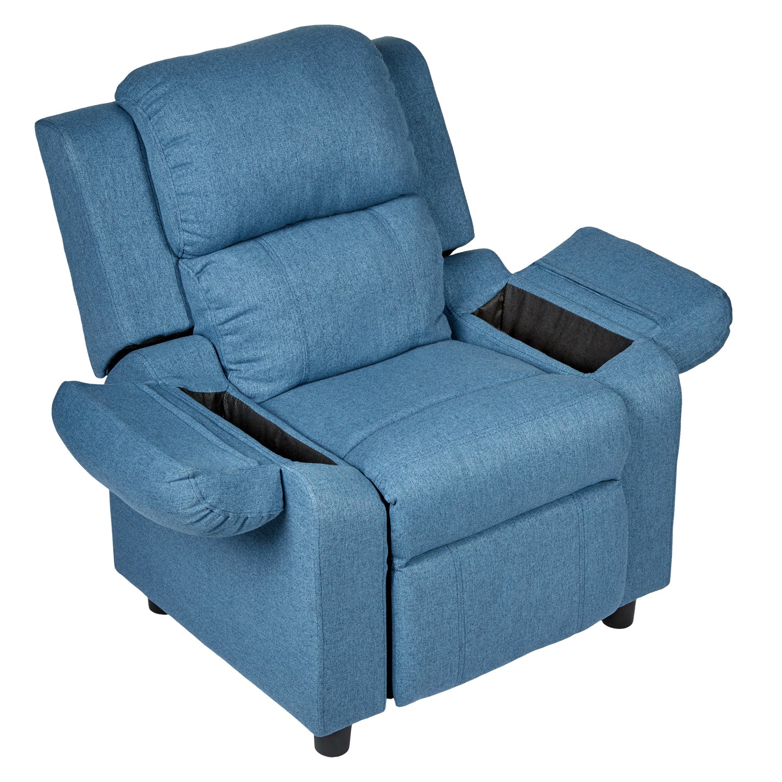 Premium Erika Navy Blue Adult Recliner Sofa Chair Lounge Armchair