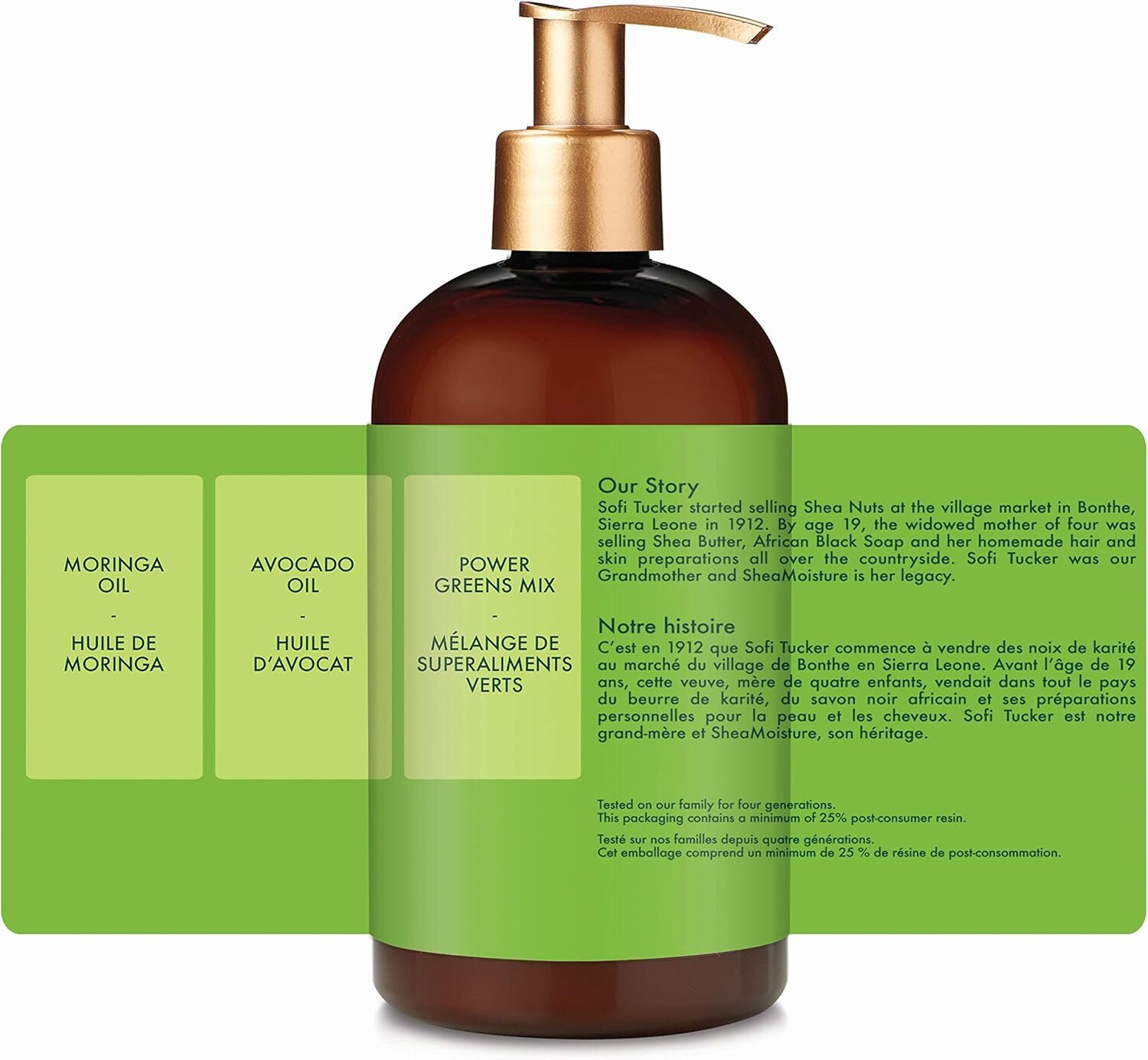 Shea Moisture Moringa and Avocado Power Greens Conditioner 384ml