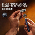 Gillette Razor for Neck & Cheeks - 1 Pack with Precision Trimmer and Lubrication - SuperSaverAU - view 2