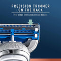 Gillette Neck and Cheeks Razor 2 Pack with Heads and Precision Trimmer
