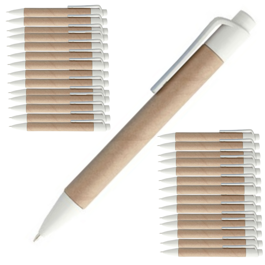 Premium Retractable Ballpoint Pen Assorted Bulk Pack - 50 Pack