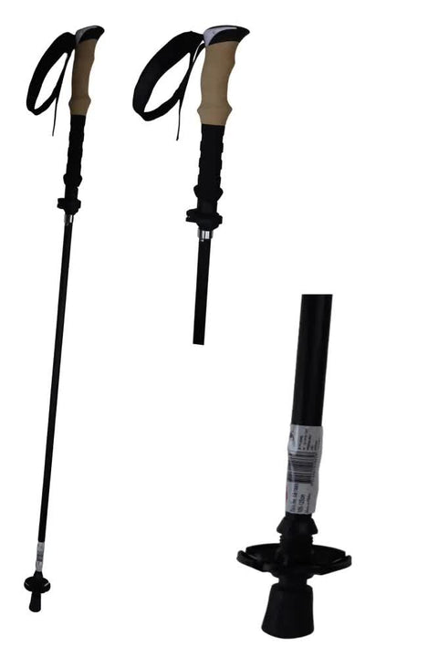 Telescopic Hiking Pole - Adjustable Folding Support 105cm - 125cm - SuperSaverAU - view 2