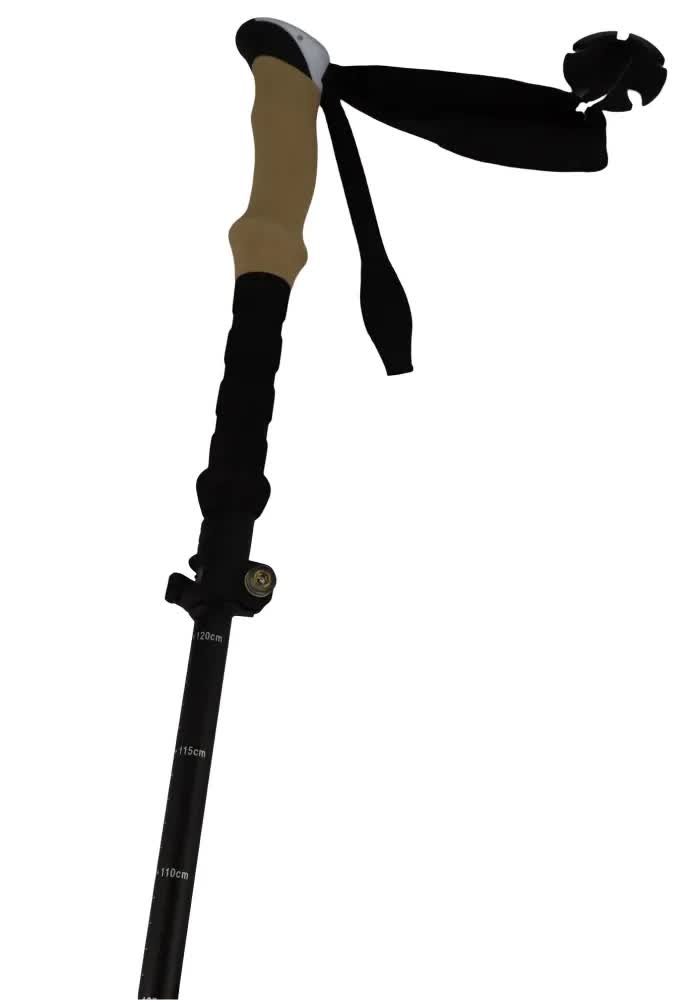 Telescopic Hiking Pole - Adjustable Folding Support 105cm - 125cm - SuperSaverAU - view 5