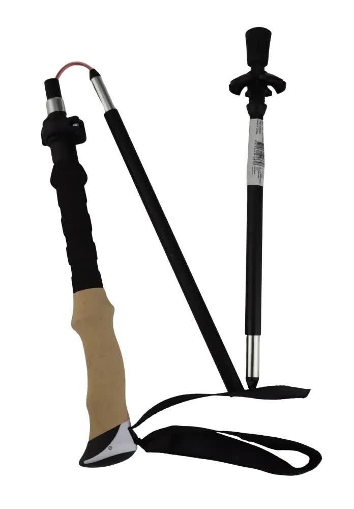 2x Folding Hiking Pole - Adjustable Support 105cm - 125cm - SuperSaverAU - view 10