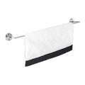 Premium Chrome Tea Towel Rails 460mm Stainless Steel - 3 Pack