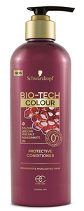 Schwarzkopf Bio-Tech Colour Conditioner 500ml with Liquid Keratin and Pomegranate Oil