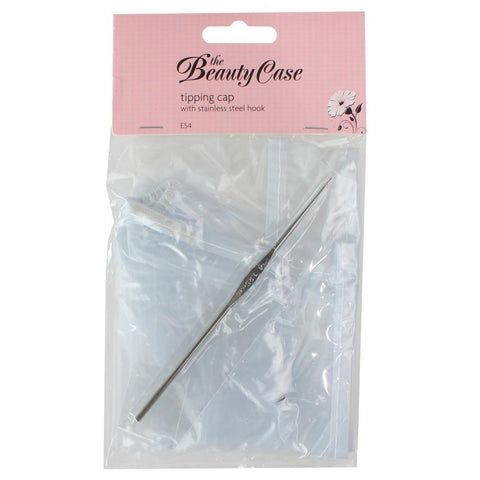 The Beauty Case Tipping Cap with Stainless Steel Hook for Hair Colouring and Frosting