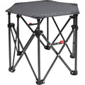 Wanderer Hex Small Quad Foldable Table 52x52x46cm - 30kg Capacity, Lightweight - SuperSaverAU - view 1