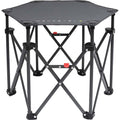 Wanderer Hex Small Quad Foldable Table 52x52x46cm - 30kg Capacity, Lightweight - SuperSaverAU - view 3