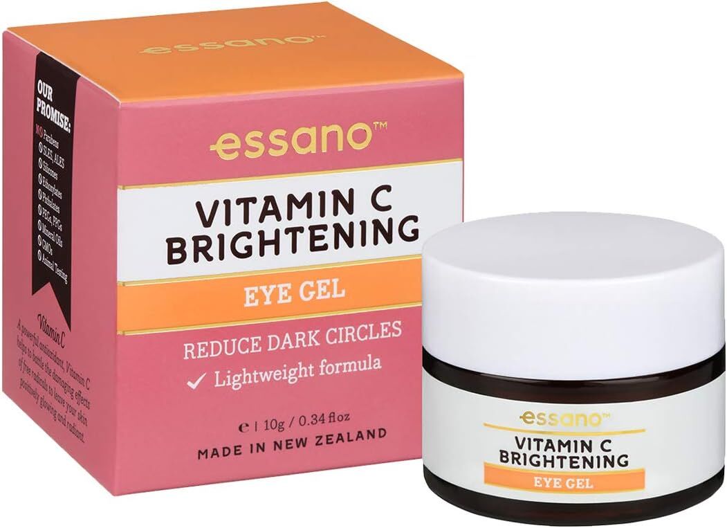 Essano Vitamin C Eye Gel 10g - Brightening, Organic, Antioxidant, New Zealand