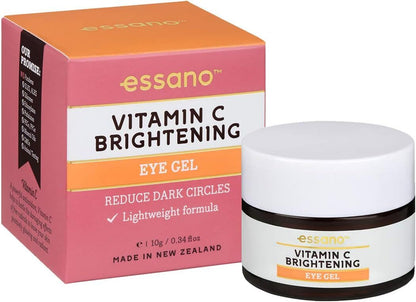 Essano Vitamin C Eye Gel 10g - Brightening, Organic, Antioxidant, New Zealand