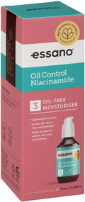 Essano Niacinamide Oil Control Face Moisturiser 75ml Matte Hydrating Skincare