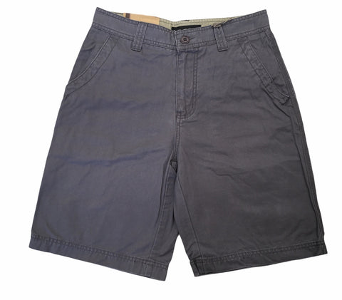 Premium Men's Grey 100% Cotton Drill Shorts M/32