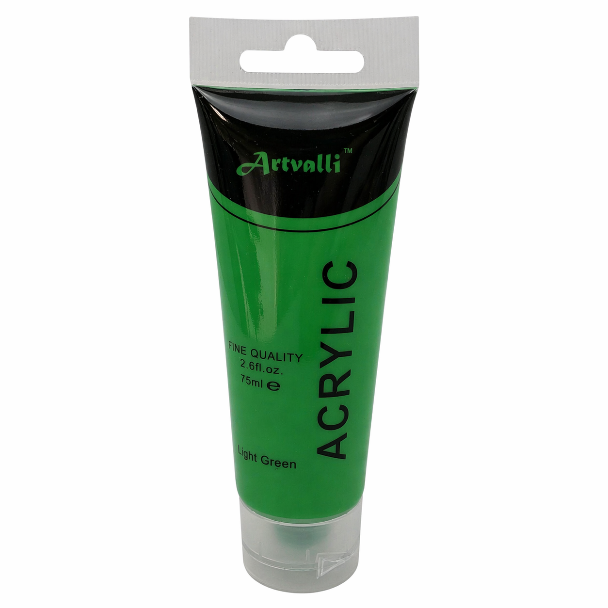 Premium Water Based Acrylic Paint 75ml Tube - Light Green