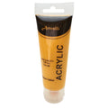 Premium Water Based Acrylic Paint 75ml Tube - Medium Yellow