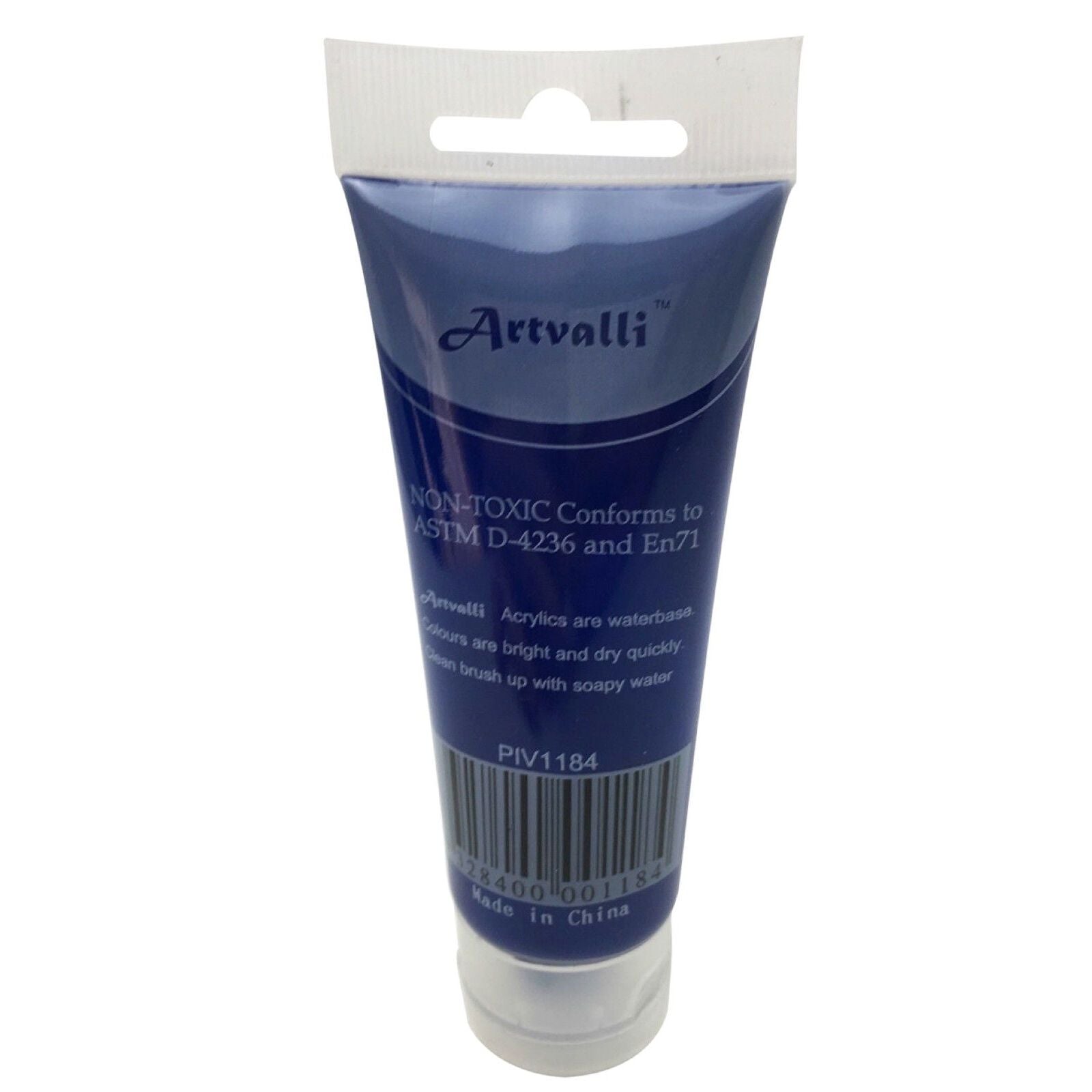 Premium Water Based Acrylic Paint 75ml Tube - Phthalo Blue