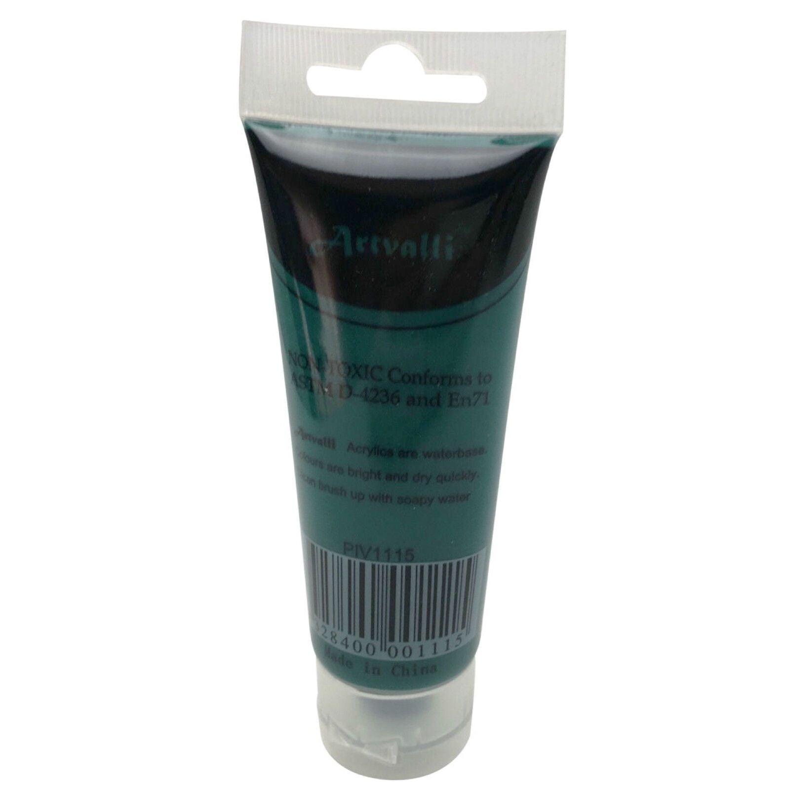 Premium Water Based Acrylic Paint 75ml Tube - Phthalo Green