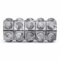 Adidas Mini Textured Foam Roller for Muscle Recovery - Grey Camo, 18cm