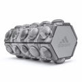 Adidas Mini Textured Foam Roller for Muscle Recovery - Grey Camo, 18cm