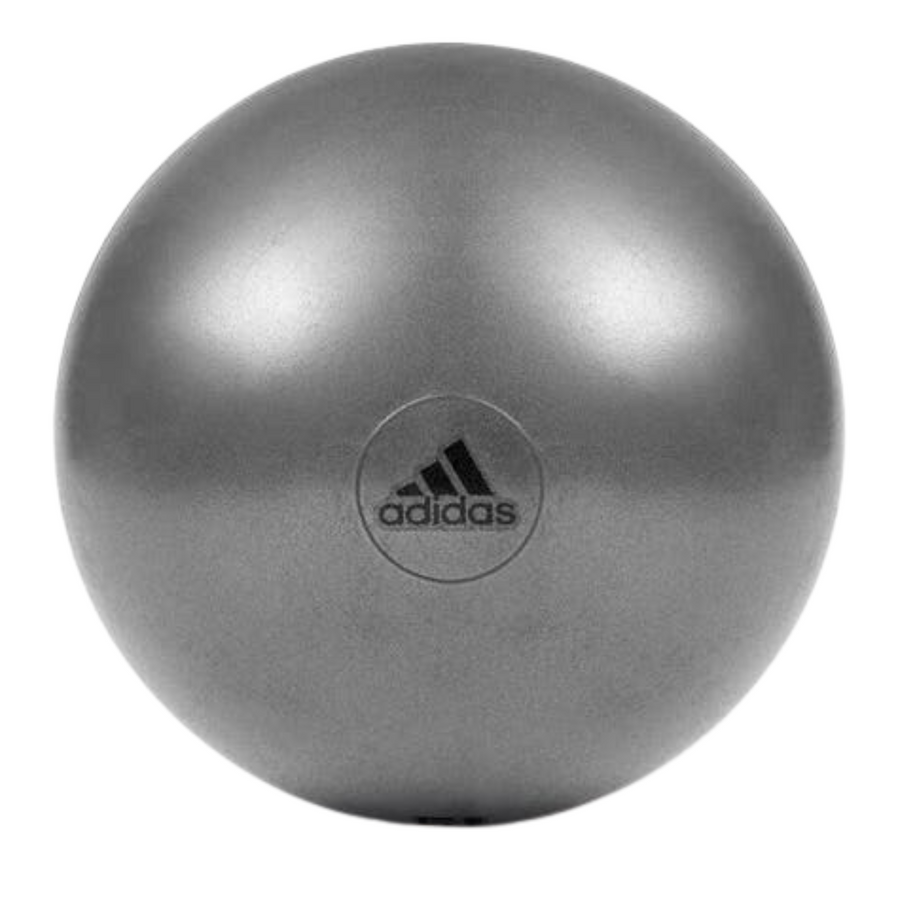 Adidas Anti-Burst Gym Ball with Dual-Texture Grip & Pump - Grey, 75cm
