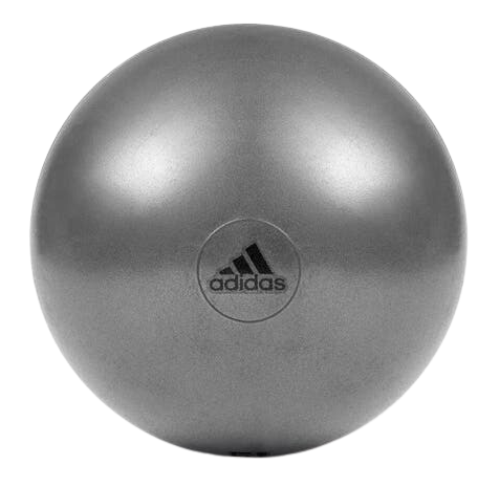Adidas Anti-Burst Gym Ball with Dual-Texture Grip & Pump - Grey, 75cm