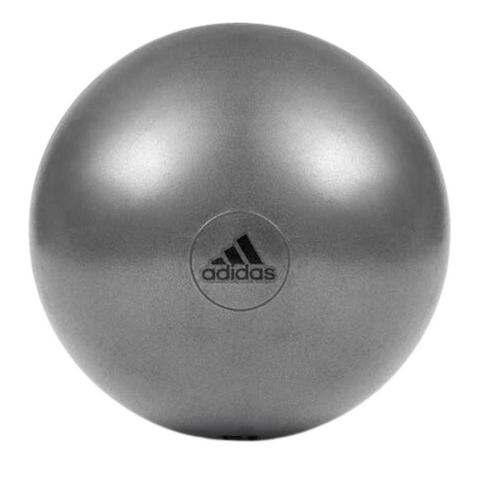 Adidas Anti-Burst Gym Ball with Dual-Texture Grip & Pump - Grey, 75cm