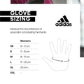 Adidas Women's Essential Gym Gloves with Suede-Effect Palm - Pink, XL