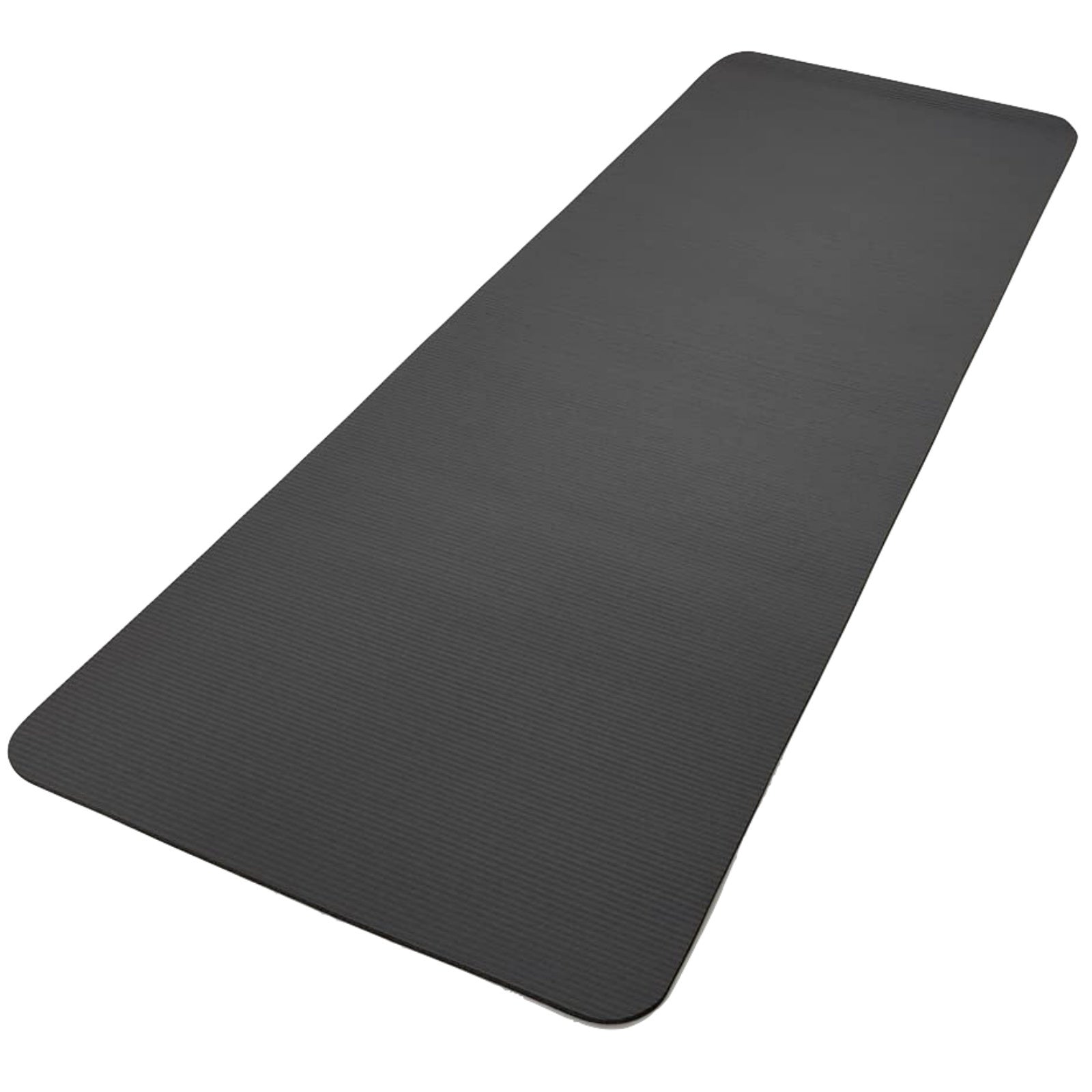 Adidas Fitness Mat 7mm NBR with Ridged Grip Base - Grey