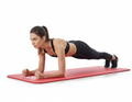 Adidas Fitness Mat with Ridged Non-Slip Base - Red, 7mm
