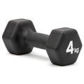 Adidas Hex Cast Iron Dumbbells with Neoprene Coating - 4kg Pair
