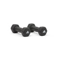 Adidas Cast Iron Dumbbells with Neoprene Coating - 1kg Pair