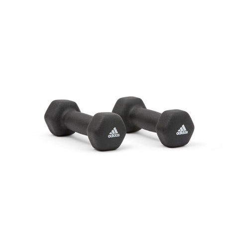 Adidas Cast Iron Dumbbells with Neoprene Coating - 1kg Pair