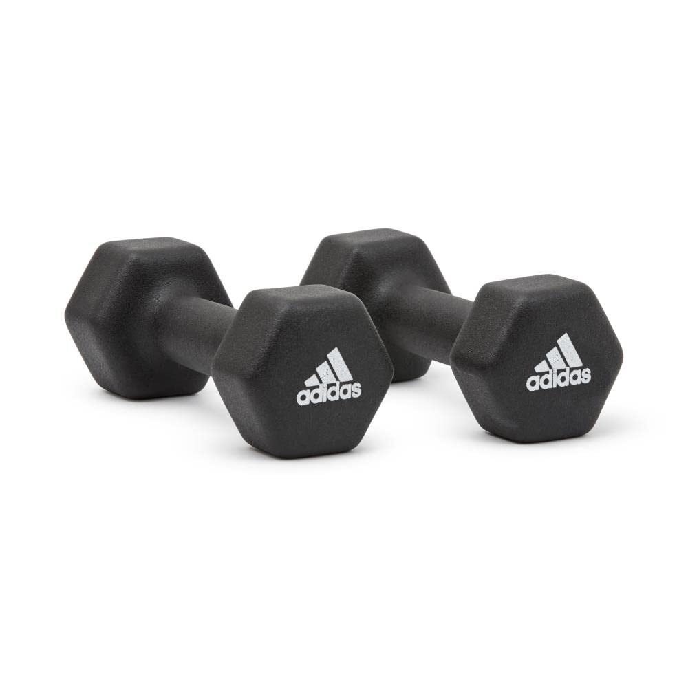 Adidas Neoprene Coated Dumbbells Pair with Cast Iron Core - 3kg