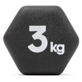 Adidas Neoprene Coated Dumbbells Pair with Cast Iron Core - 3kg