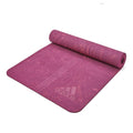 Adidas Premium Camo TPE Yoga Mat with Carry String - Power Berry, 5mm