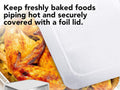 Premium Aluminium Foil Food Containers with Lids – 24 x 18 x 6cm, 240 Pack