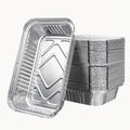 Premium Large Aluminium Foil Baking Trays – 32.5 x 26 x 5.5cm, 240 Pack