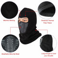 Premium Burgundy Thermal Fleece Balaclava Ski Face Mask