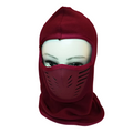 Premium Burgundy Thermal Fleece Balaclava Ski Face Mask