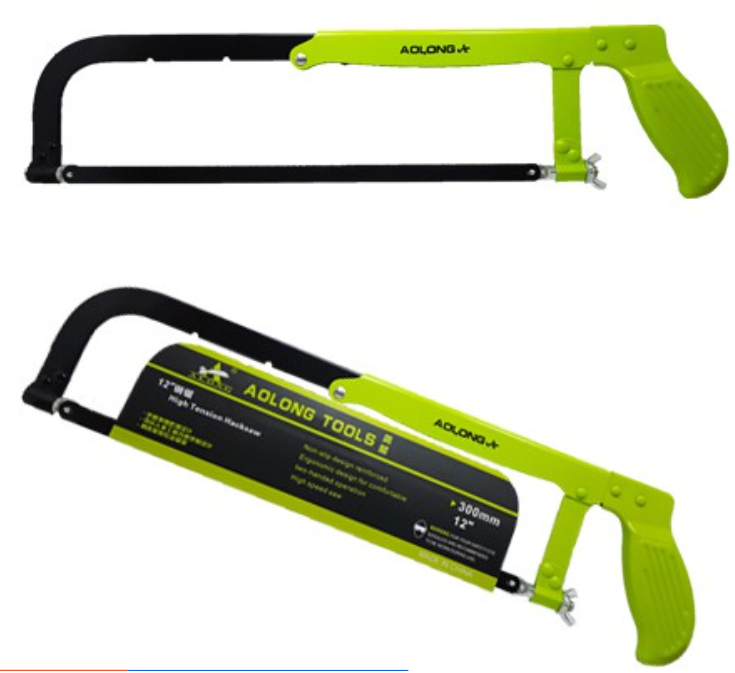 Premium Heavy Duty Hacksaw Frame with 12 Inch Blade & 2 Cutting Positions