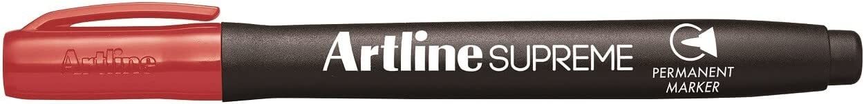Artline Supreme Permanent Markers Assorted Colours - 15 Pack