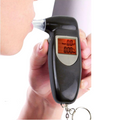 Premium Black Digital Breath Alcohol Tester Portable Breathalyser with 4 Attachments