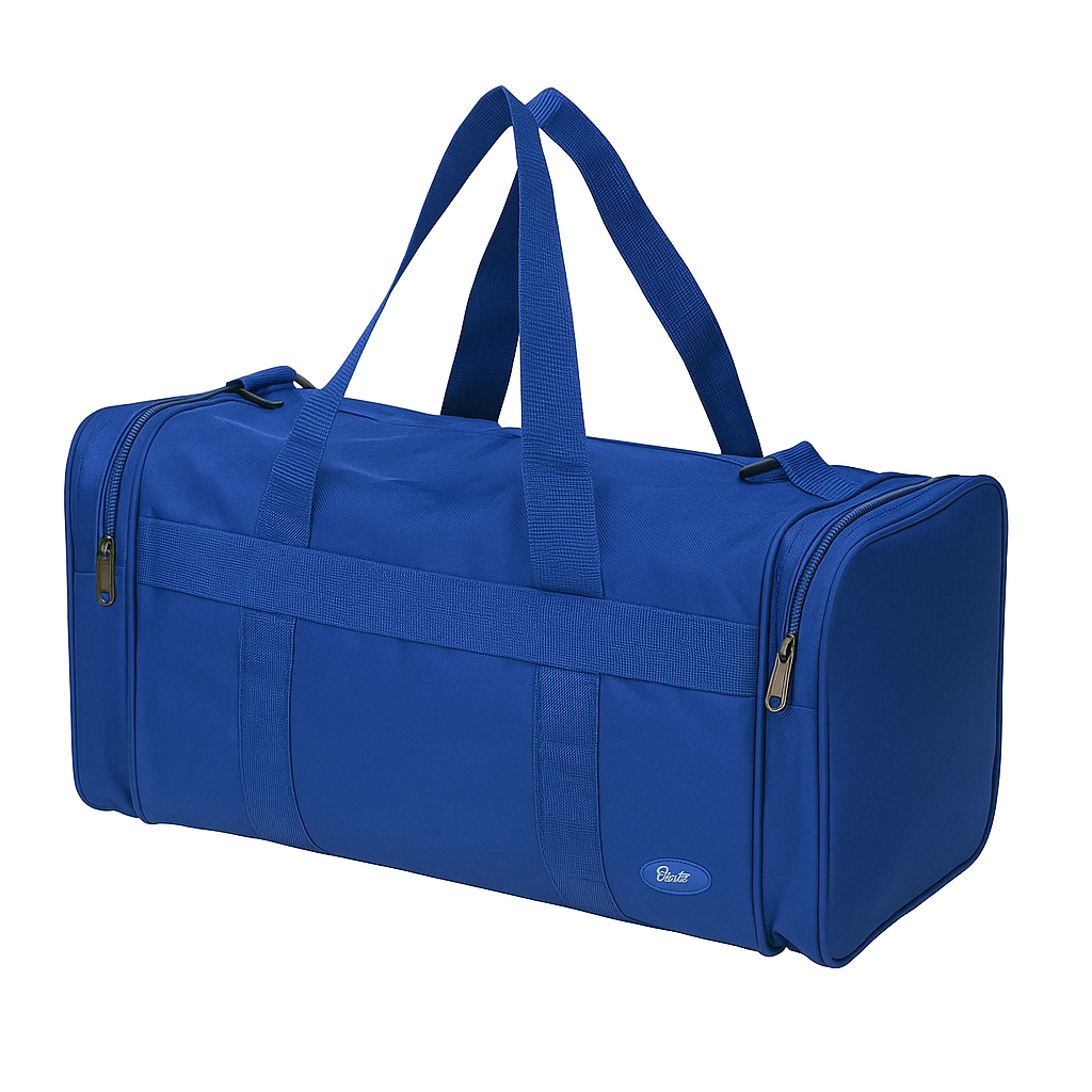 Premium Royal Blue 28L Foldable Travel Duffel Bag for Gym and Sports