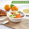 Premium Sugarcane Bagasse Round Bowls – 18cm 450ml, 600 Pack