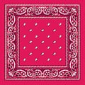 BANDANA Paisley 100% COTTON Head Wrap Durag Bandanna Summer Biker Scarf Mask - Hot Pink - SuperSaverAU - view 2