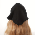 Premium Plain Cotton Bandana - Black, 54 x 54cm