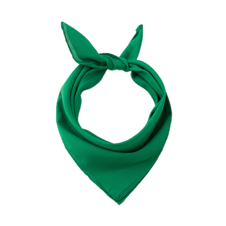 Plain Bandana 100% COTTON Head Wrap Durag Bandanna Summer Biker Scarf Mask - Green - SuperSaverAU - view 1