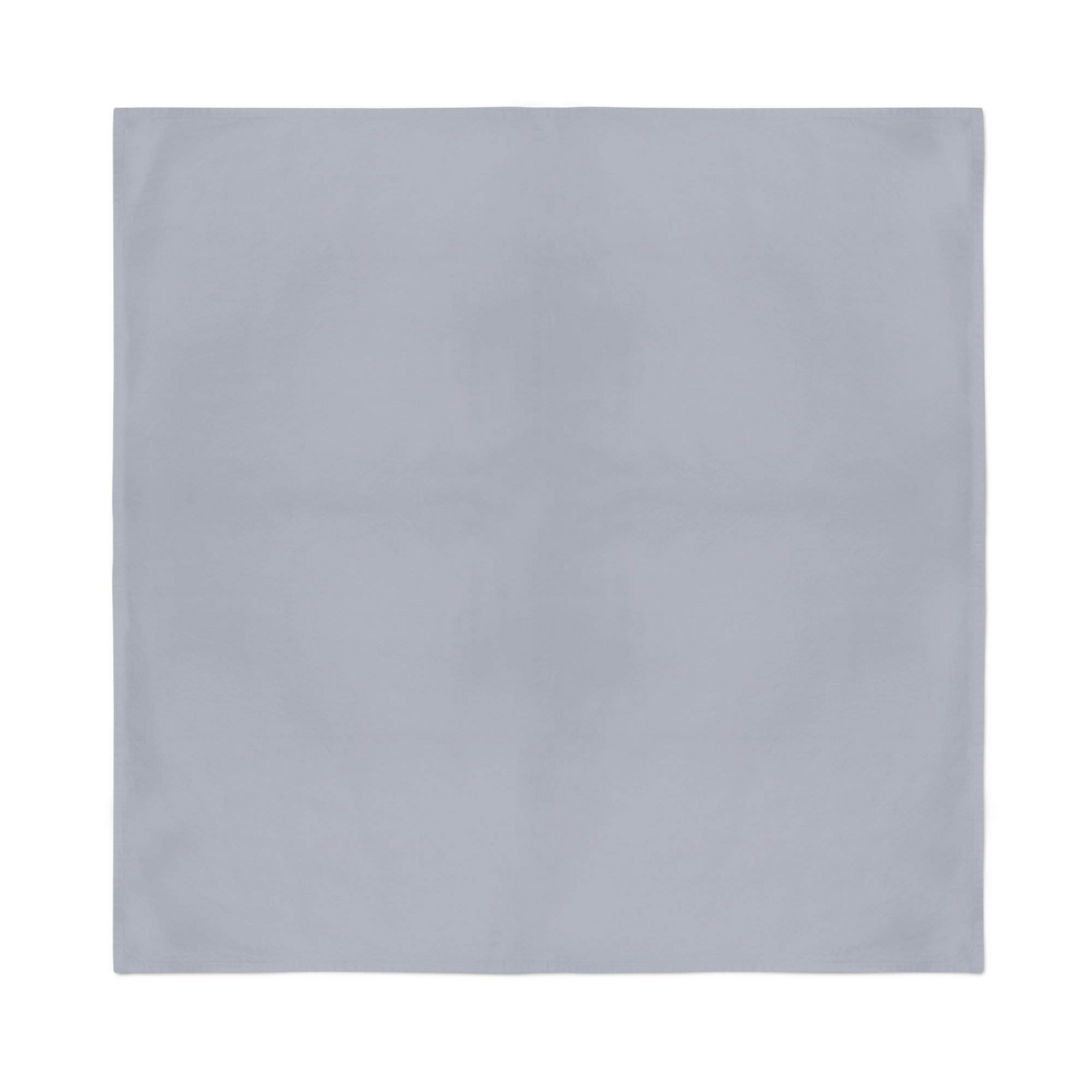 Premium Plain Cotton Bandana - Grey, 54 x 54cm