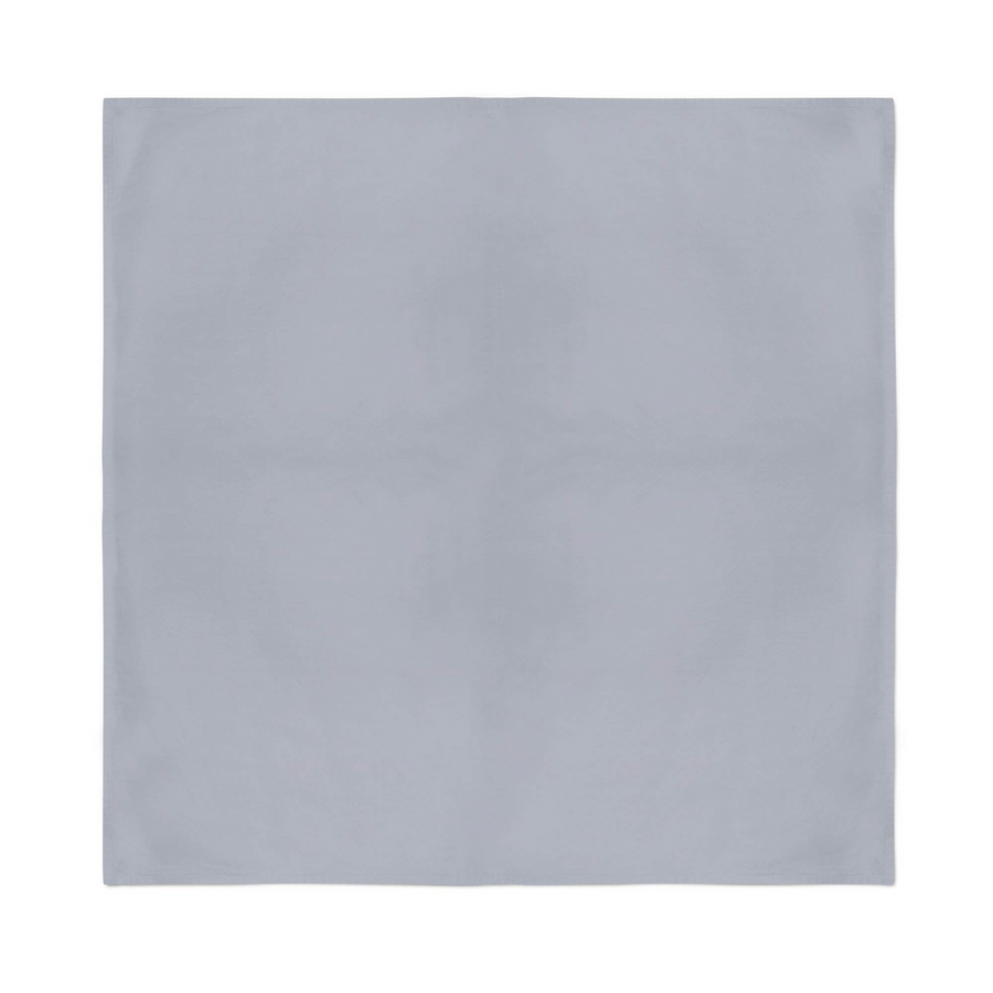 Premium Plain Cotton Bandana - Grey, 54 x 54cm